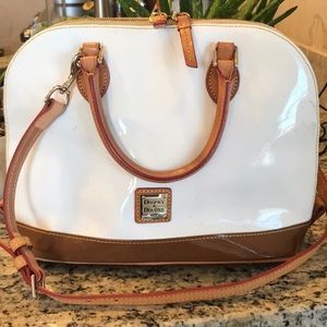 Dooney & Bourke White Patent Bag